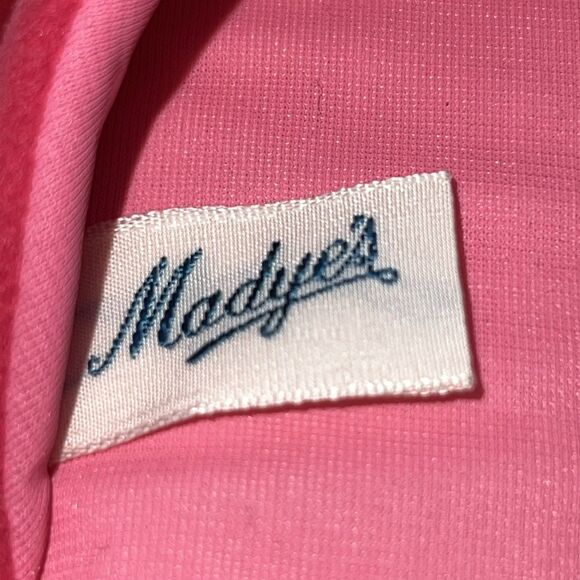 NIB 2 Pairs of Women’s VTG Madye’s Slippers w/Velvet-Satin Accent Green/Pink 7-8 - Picture 9 of 16